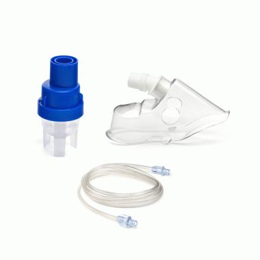 Kit accesorii Philips Respironics SideStream, 4446, masca de adulti, pahar de nebulizare, furtun, pentru aparatele de aerosoli cu compresor